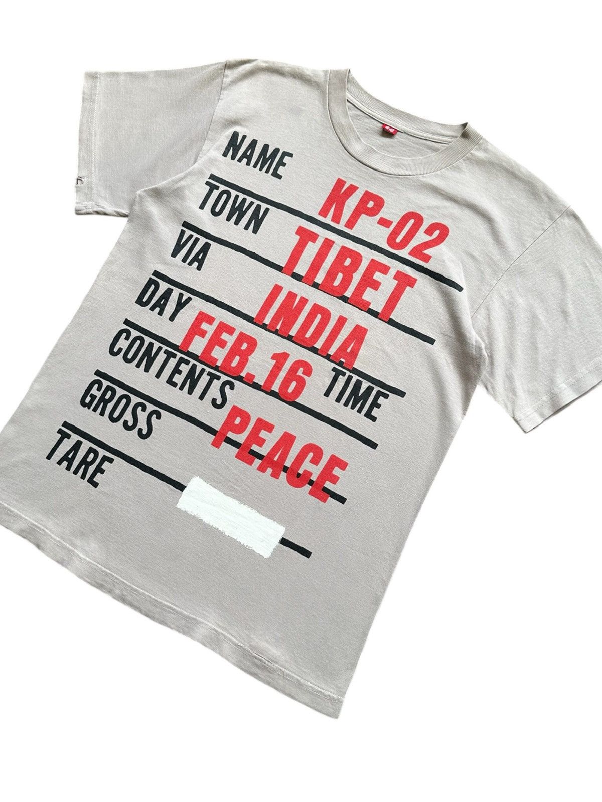 Kapital 00's Kapital '' Peace '' tee Size US S / EU 44-46 / 1 - 2 Thumbnail