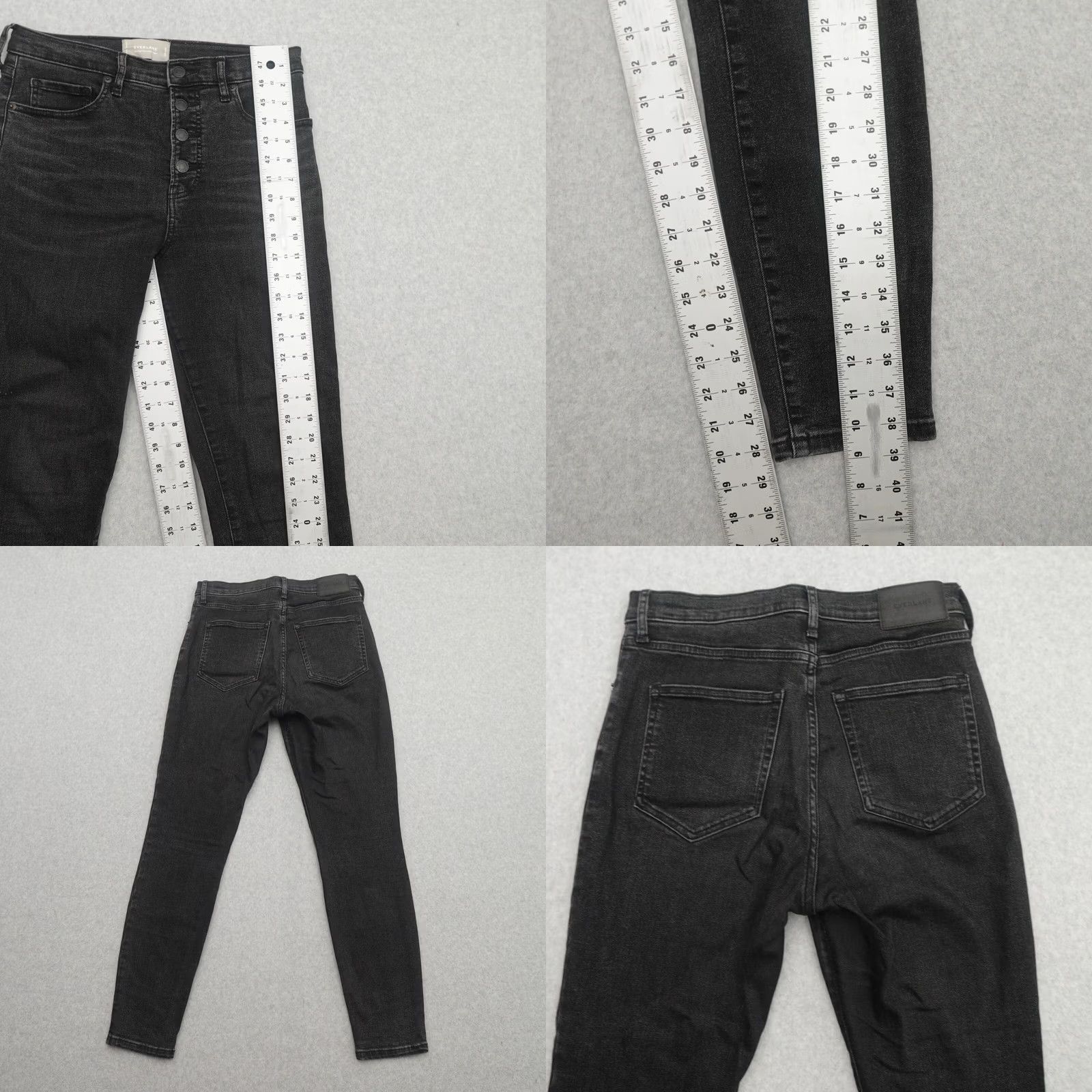 Everlane Everlane Womens 29x28 Skinny Jean - Black - Size 29 Size 29" - 8 Thumbnail