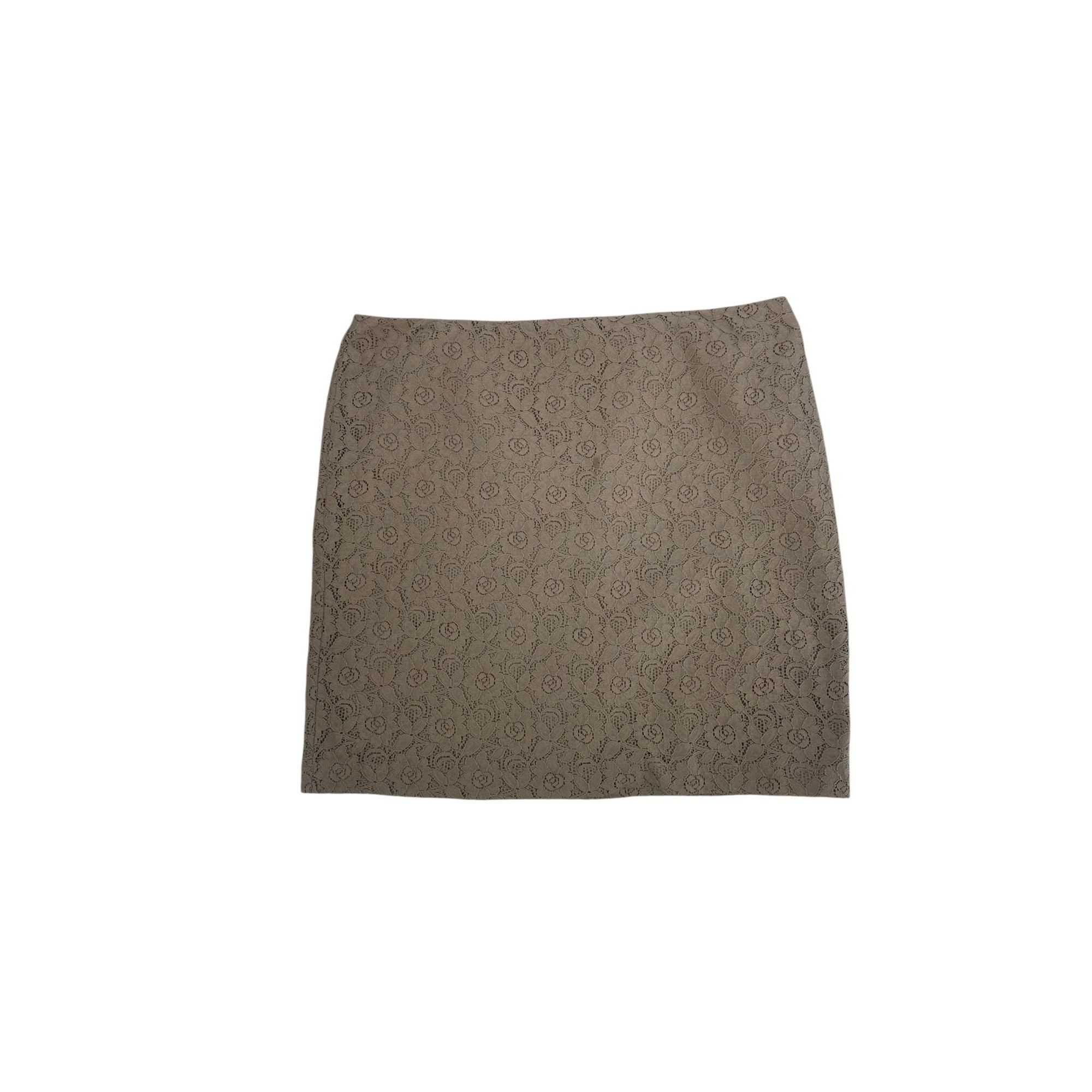 Other Leyla Skirt - Taupe Floral Lace - Size 12 Size 34" / US 12 / IT 48 - 5 Thumbnail