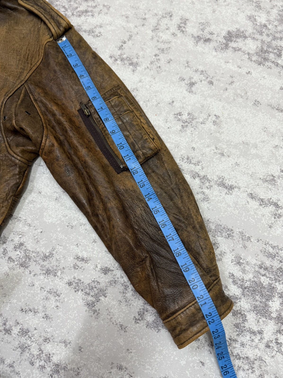Genuine Leather Vintage Sub Urban Tokyo Leather Jacket Size US L / EU 52-54 / 3 - 19 Thumbnail