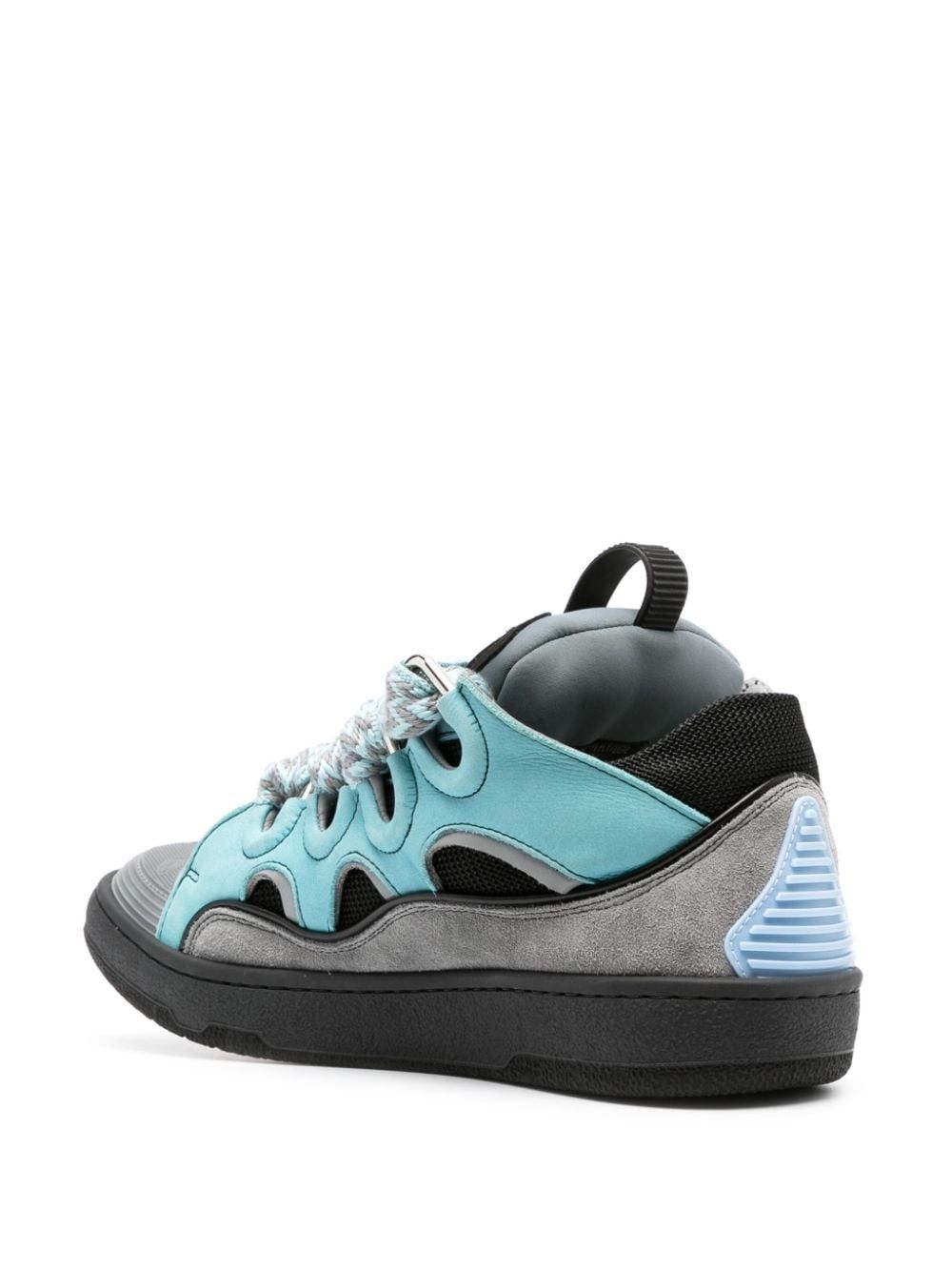 Lanvin oc11z0325 Curb Low Top Sneakers in Multicolor Size US 9.5 / EU 42-43 - 3 Thumbnail