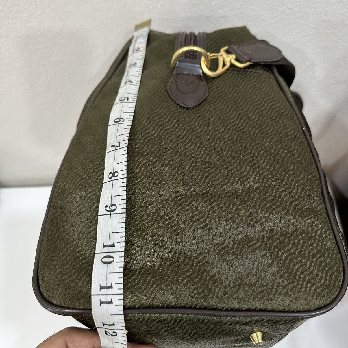 Balenciaga ‼️LASTDROP‼️ BALENCIAGA BB KHAKI GREEN BOSTON TRAVEL BAG Size ONE SIZE - 10 Thumbnail