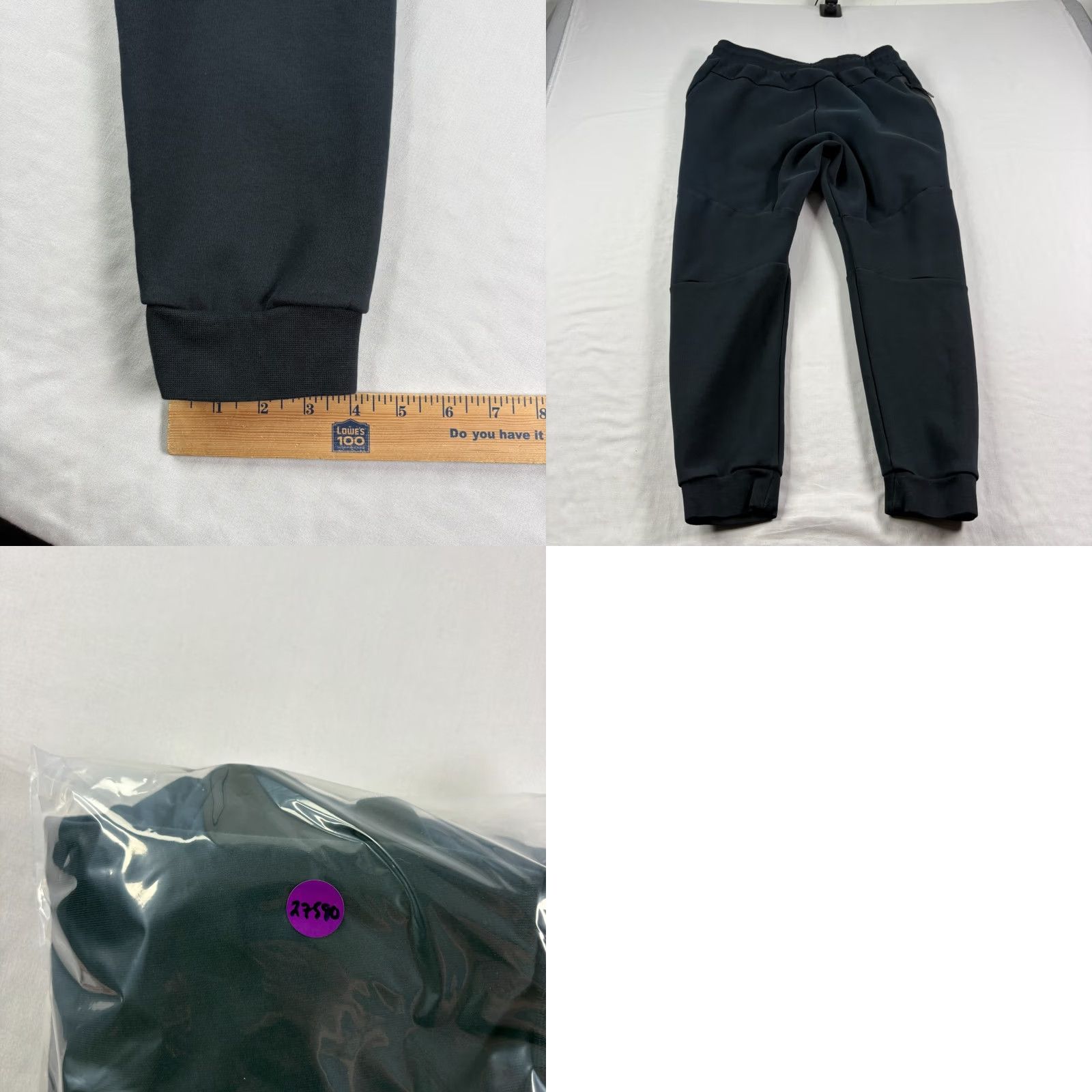 Nike Nike Tech Fleece Jogger Sweatpants Mens Large Black Sportswear Casual Lounge Size US 31 - 8 Thumbnail