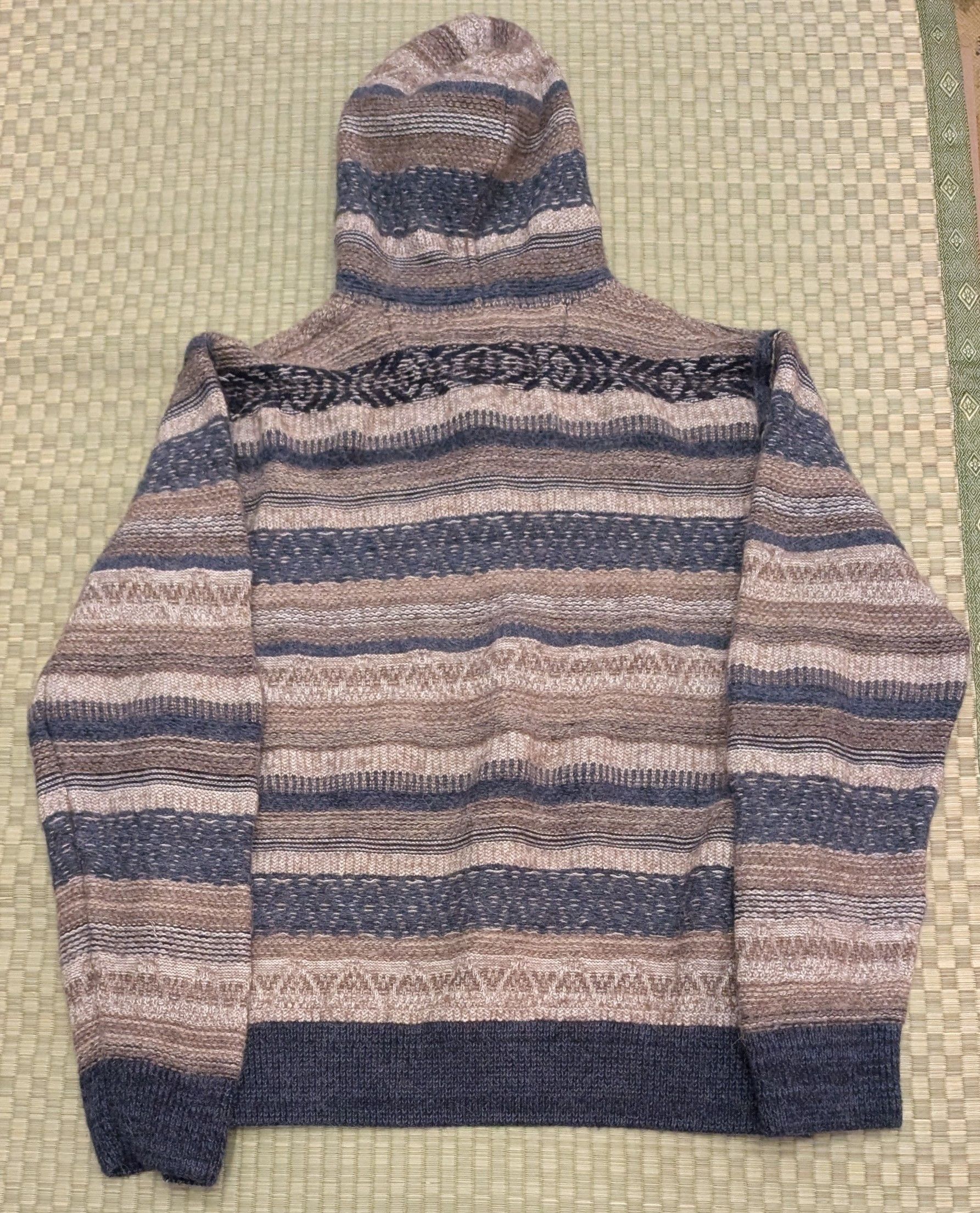Faherty Faherty Baja Cotton Alpaca Henley Hoodie Made in Peru Size US L / EU 52-54 / 3 - 2 Thumbnail