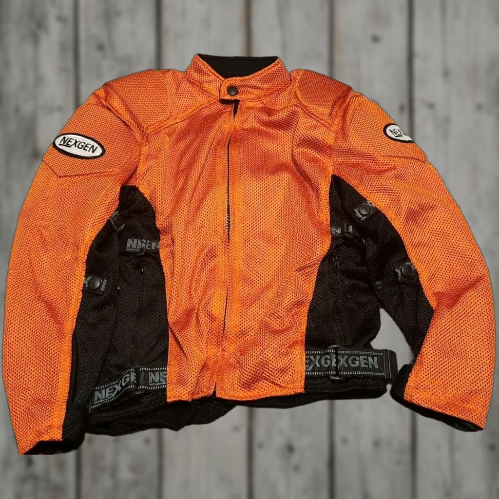Vintage NEXGEN Jacket Unisex Adults XS Orange Sports Black Orange Jacket XS Size US XS / EU 42 / 0 - 1 Thumbnail