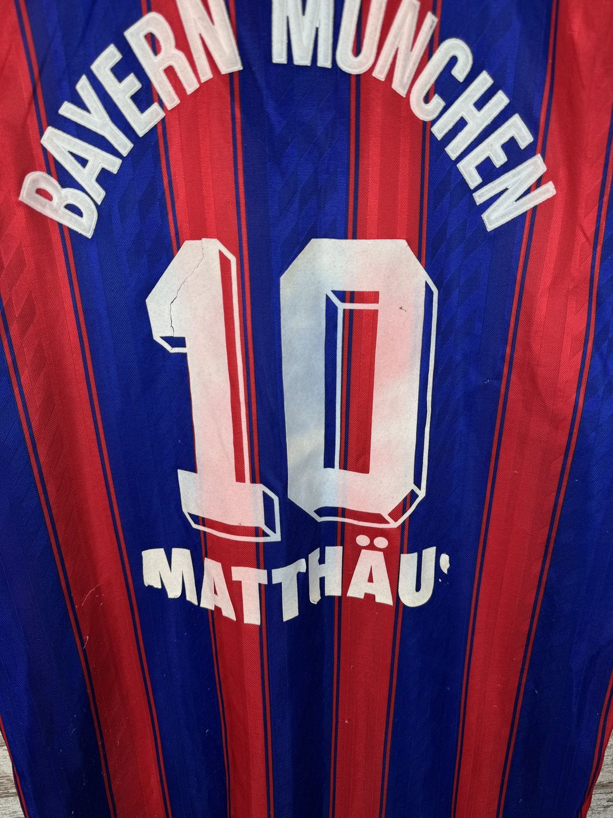 Adidas Mens Vintage Adidas Opel FC Bayern Munich Matthäus T-shirt Size US M / EU 48-50 / 2 - 16 Thumbnail