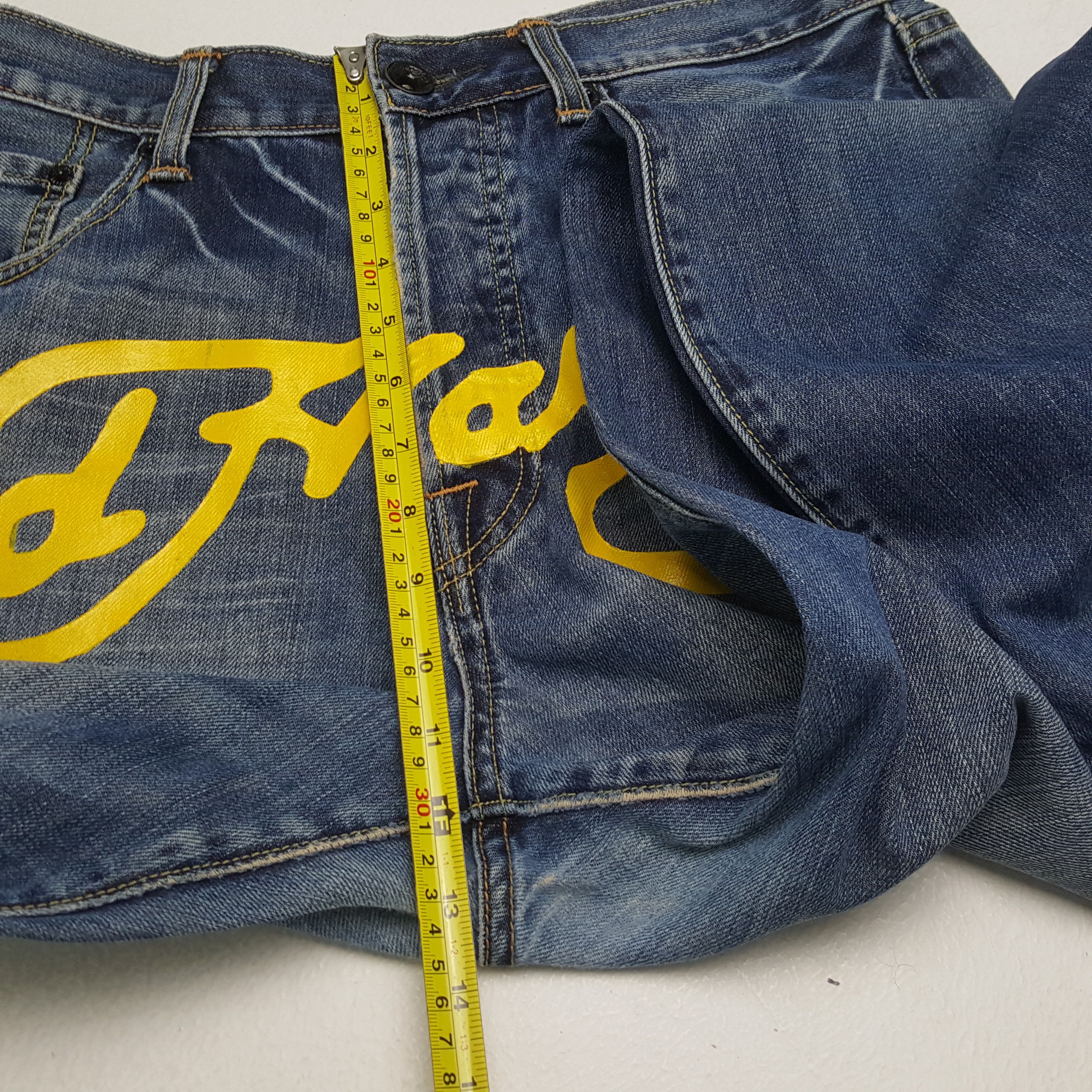 Christian Audigier × Ed Hardy × Vintage ED HARDY by CHRISTIAN AUDIGIER Fashion Style Custom Jeans Size US 33 - 8 Thumbnail