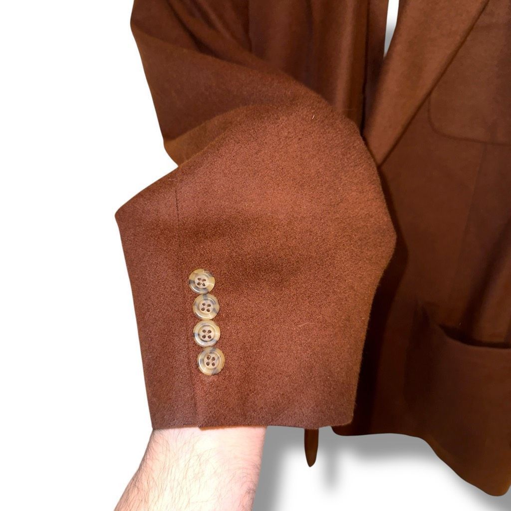 Tom James Tom James Chocolate Brown Tweed Sport Coat Size 42R Size 42R - 5 Thumbnail