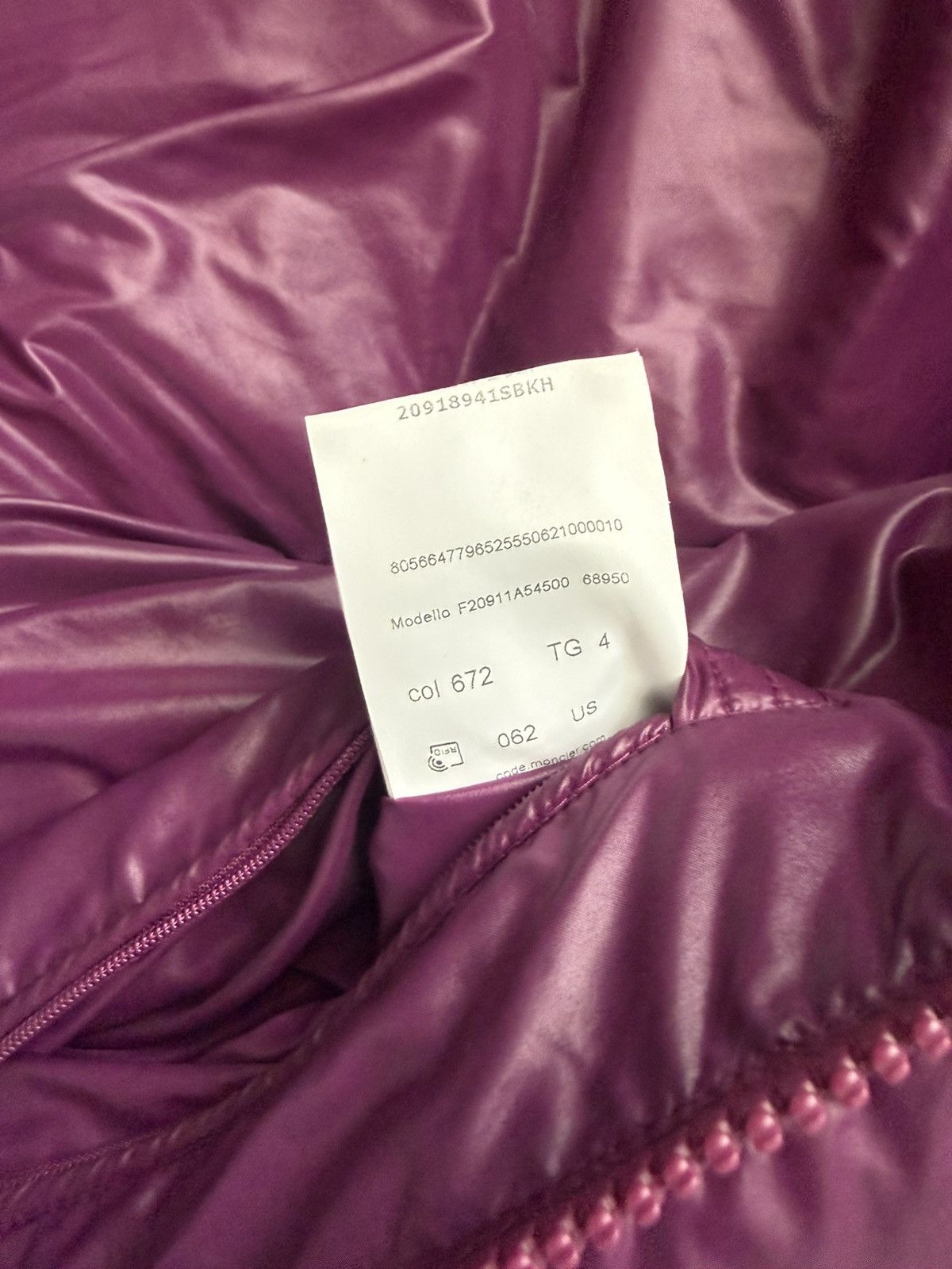 Moncler Moncler Ecrins Down Jacket Grape Violet Size 4 (Large) Size US XL / EU 56 / 4 - 6 Thumbnail