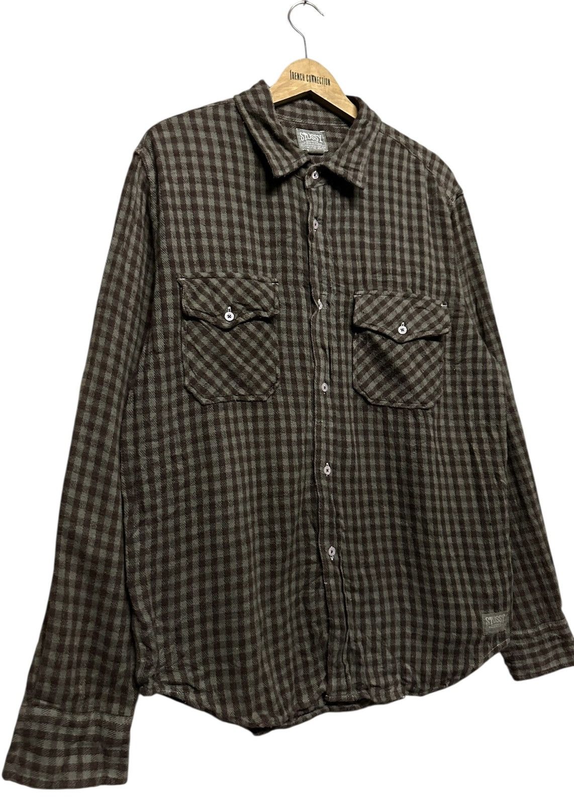 Stussy Stussy Burly Threads Checked Button Up’s Shirt Size US XL / EU 56 / 4 - 4 Thumbnail