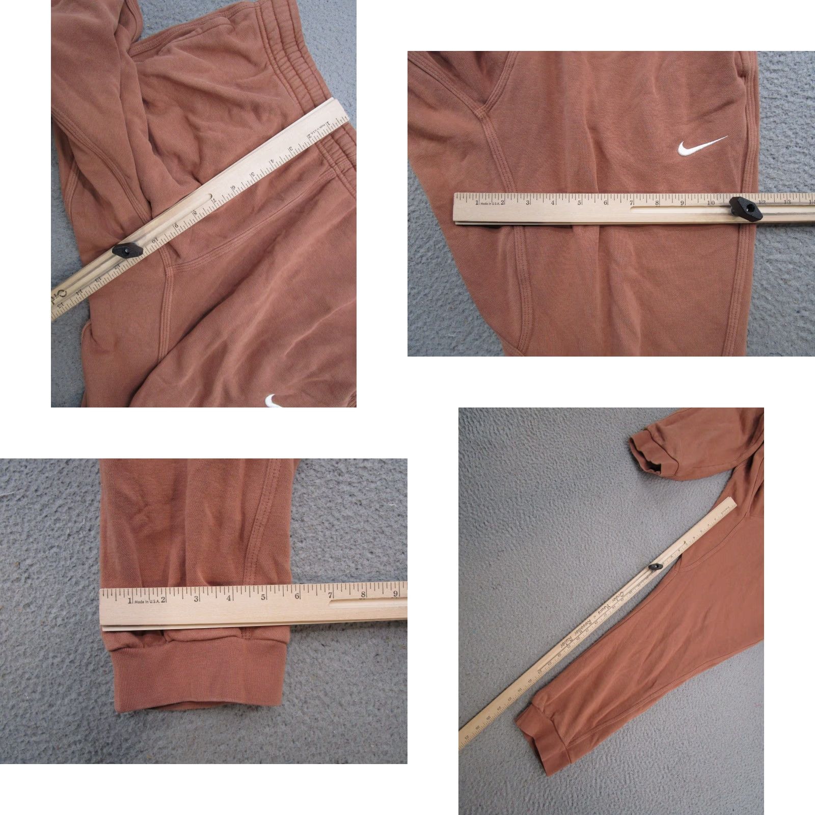 Nike Nike Tapered Leg Sweatpants Club Joggers Brown 716830-215 Mens Size M Size US 31 - 8 Thumbnail