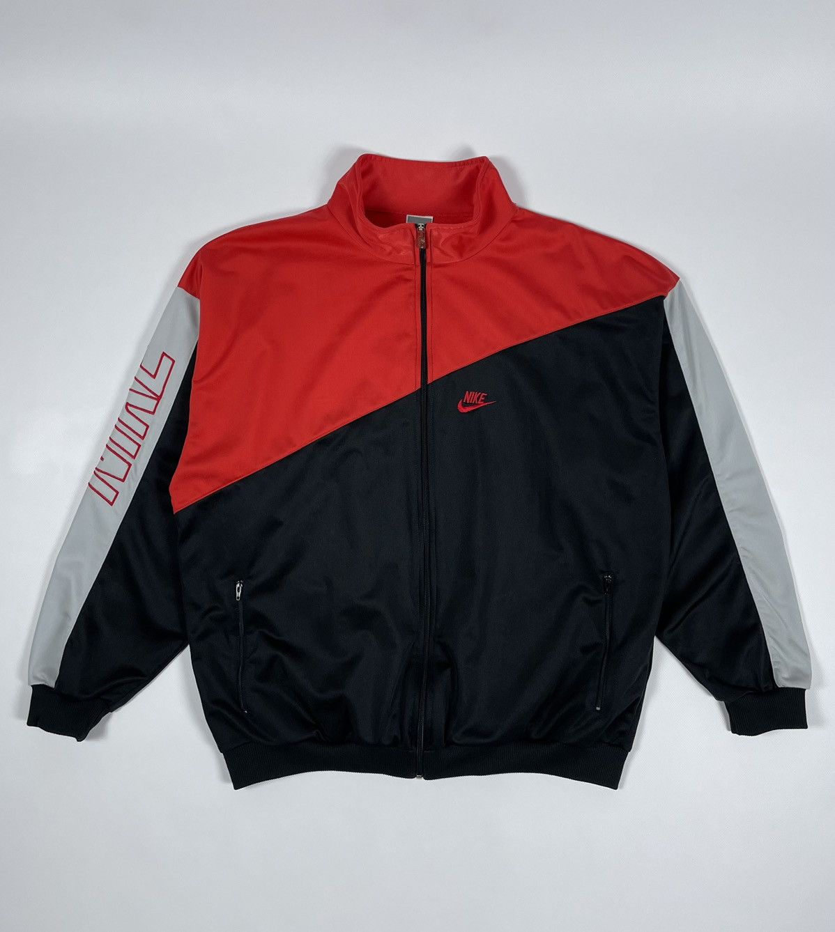 Nike × Vintage Nike Vintage 80s/90s Olympic Full zip Jacket Size US XL / EU 56 / 4 - 1 Thumbnail