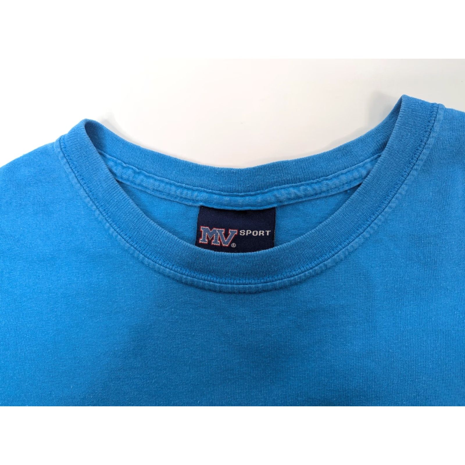 Vintage VINTAGE MV Sport San Diego California Light Blue T-Shirt Men’s 2XL Blue Cotton Crew Neck Short Sleeve Unisex Adults California Beach 90s Mens Size US XXL / EU 58 / 5 - 6 Thumbnail