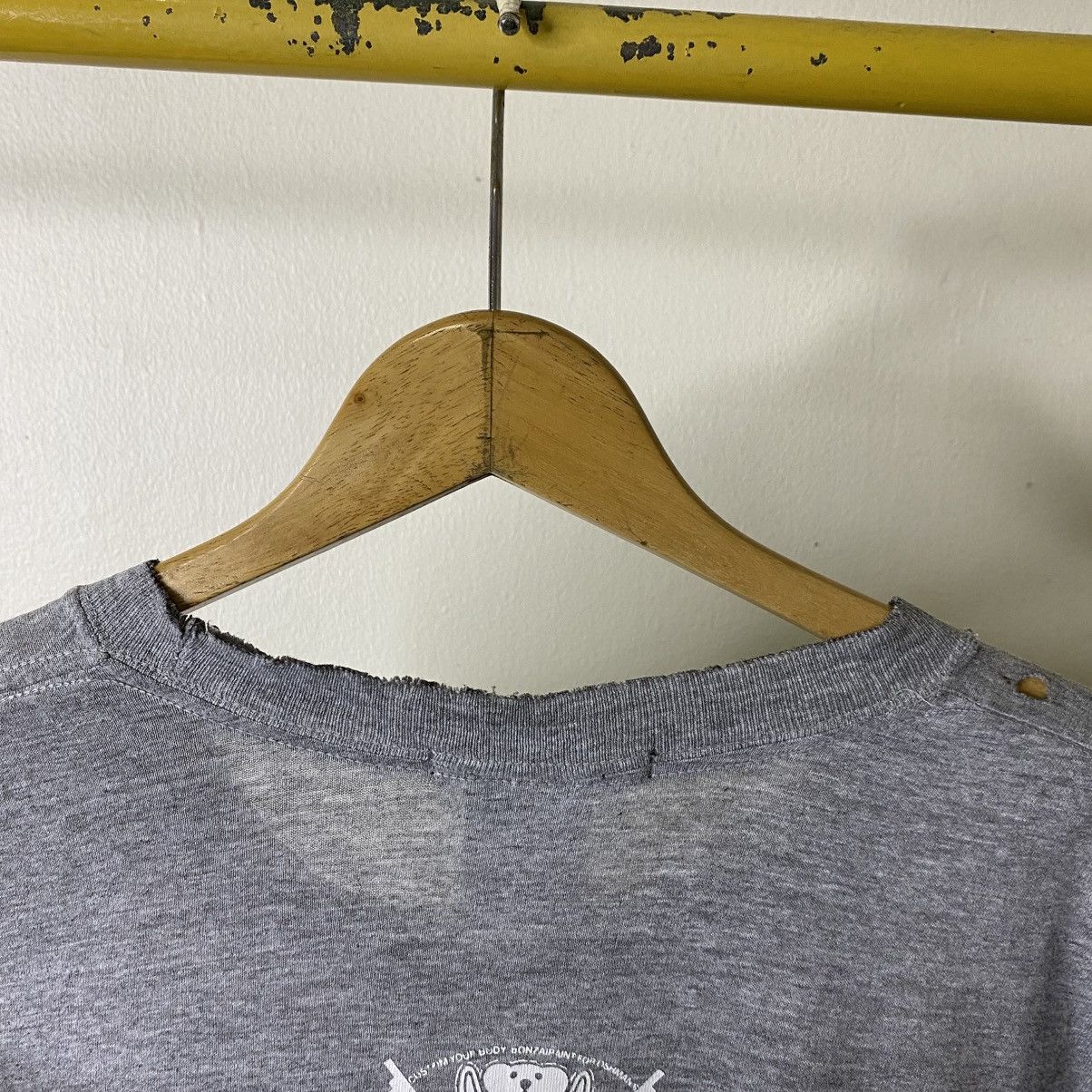 Japanese Brand Vintage 1990s BonzaiPaint Japanese Streetwear Brand LS Tee Size US L / EU 52-54 / 3 - 8 Thumbnail