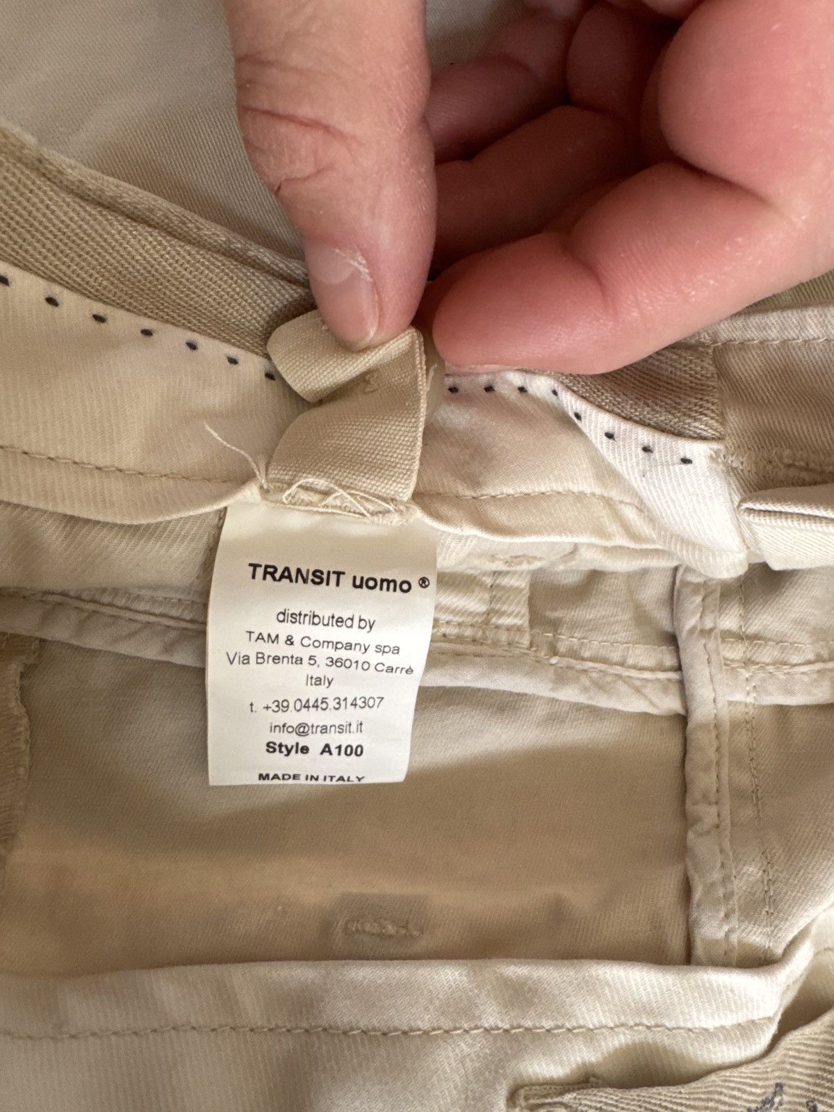 Transit Uomo White summer casual pants from transit uomo Size US 30 / EU 46 - 4 Thumbnail