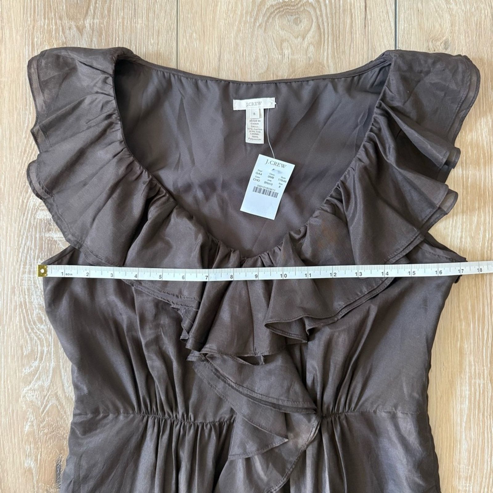 J.Crew J.Crew Ruffled Edelyn Dress 8 Size M / US 6-8 / IT 42-44 - 12 Thumbnail
