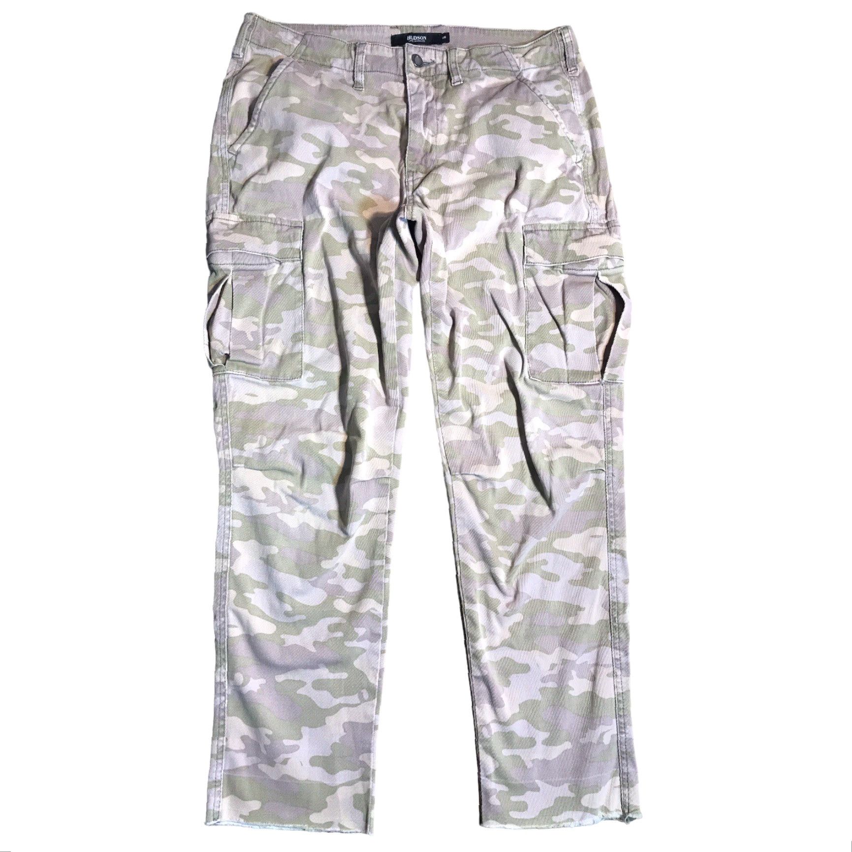 Vintage Hudson Cargo Pants Camouflage Womens Tag 28 X 27 Inseam Scam Wash Code Size 28" / US 6 / IT 42 - 2 Thumbnail