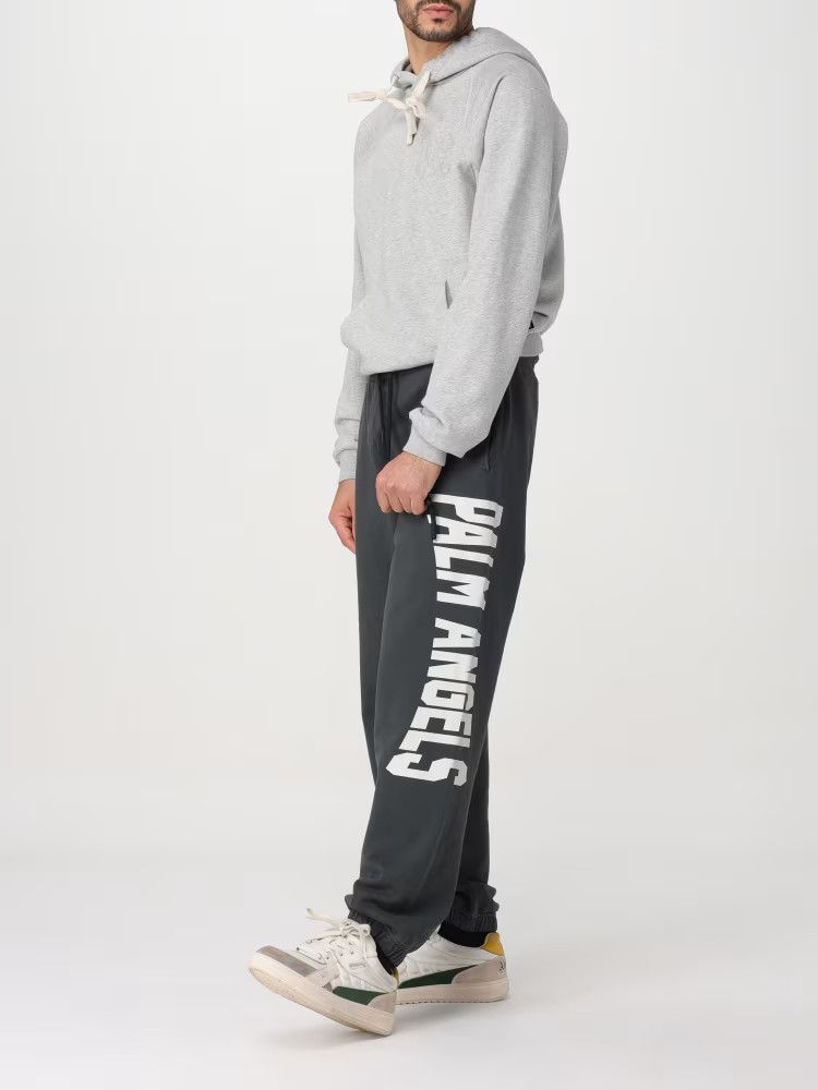 Palm Angels o1y0325 Logo Hoodie in Grey Size US L / EU 52-54 / 3 - 2 Thumbnail