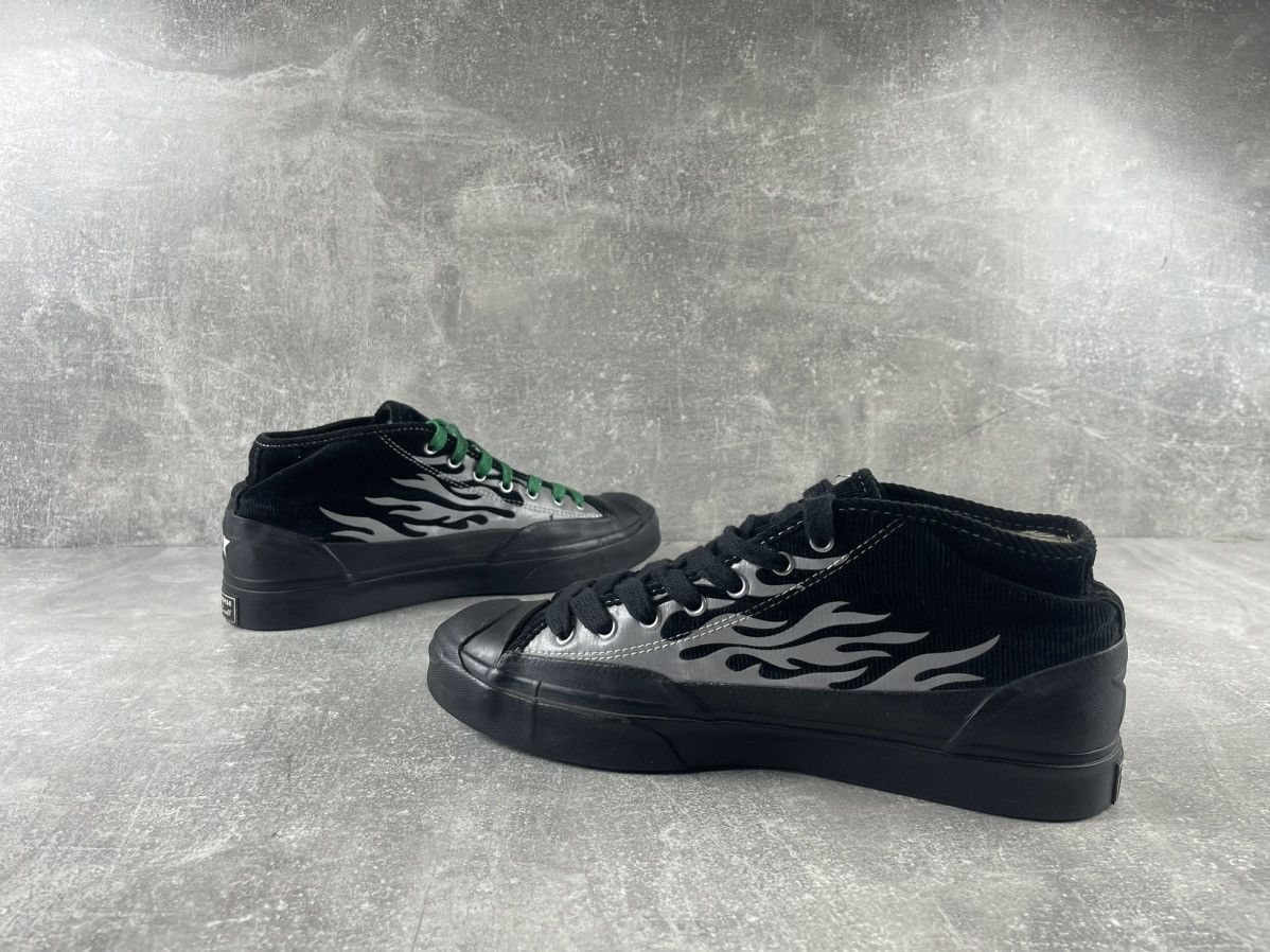 A$AP Nast × Converse Converse Jack Purcell A$AP Nast Reflective Black Silver Size US 10.5 / EU 43-44 - 5 Thumbnail