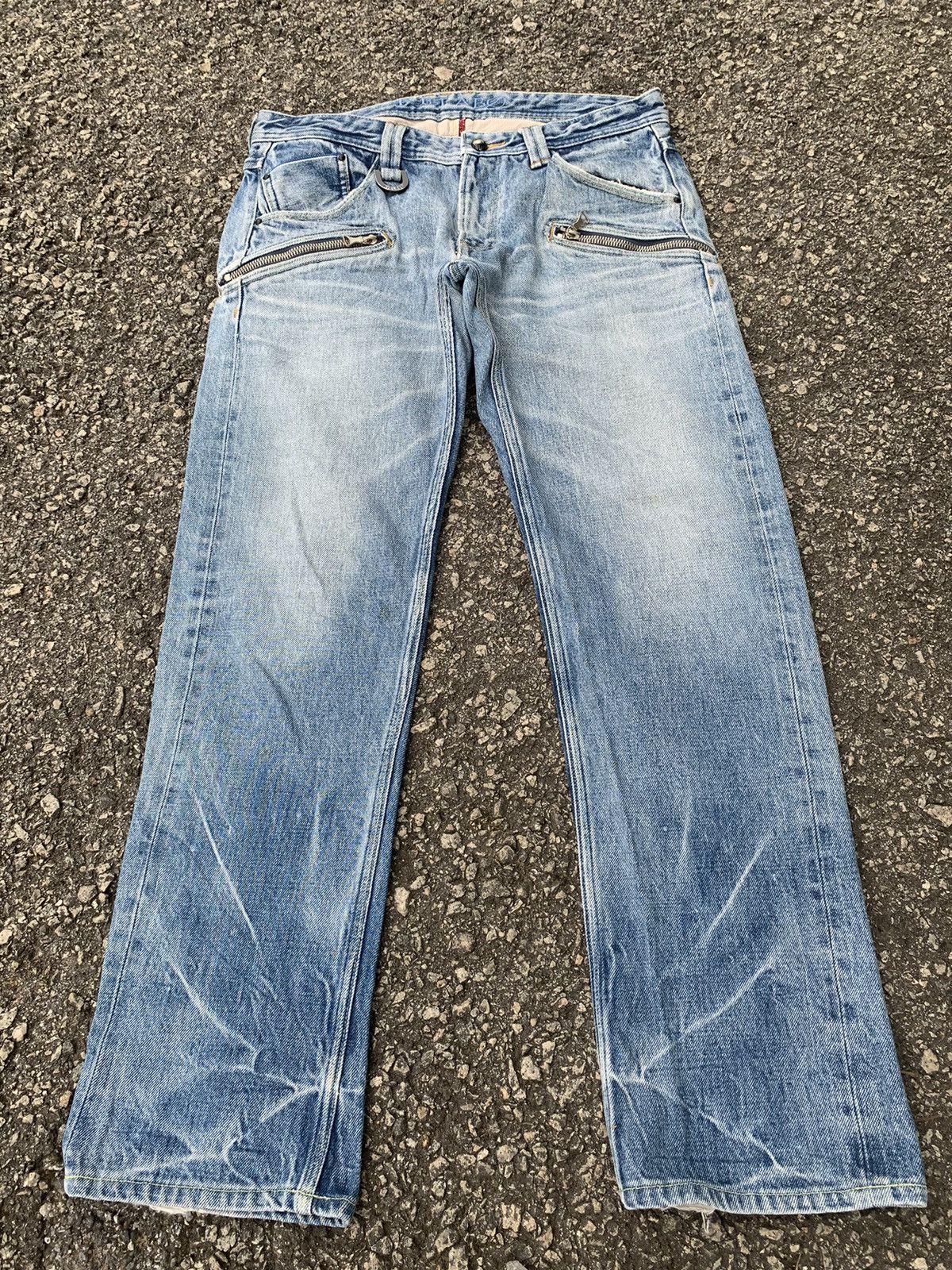 DISTRESSED NCFM RIELABO SELVEDGE DENIM