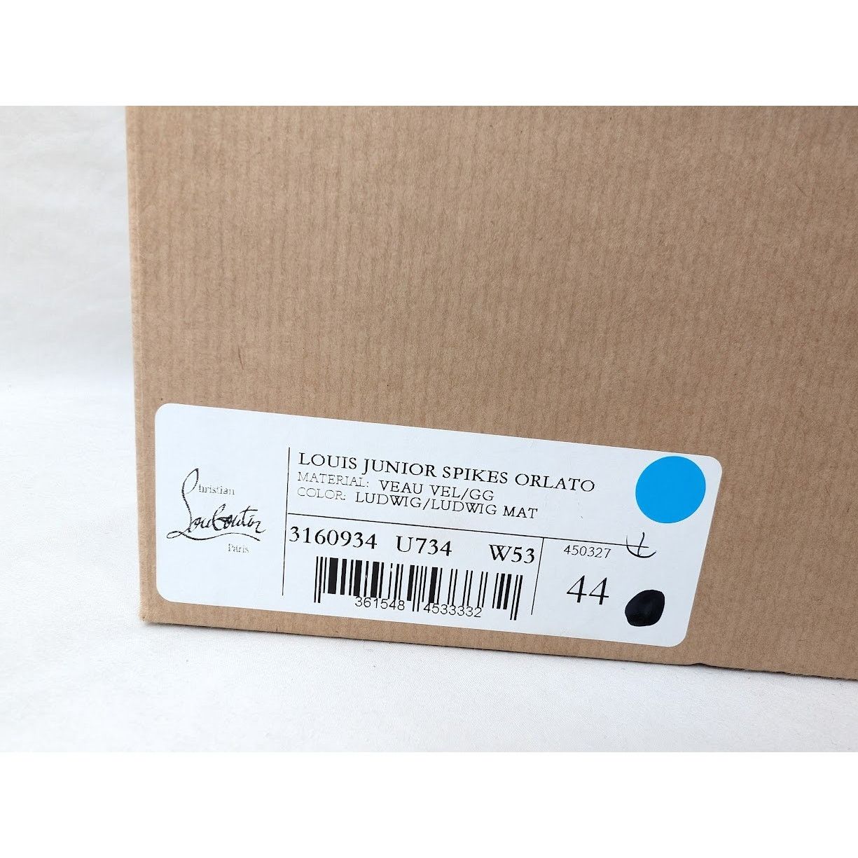 Christian Louboutin o1rshd1 Louis Junior Spikes Orlato Sneakers in Ludwig Size US 11 / EU 44 - 21 Thumbnail