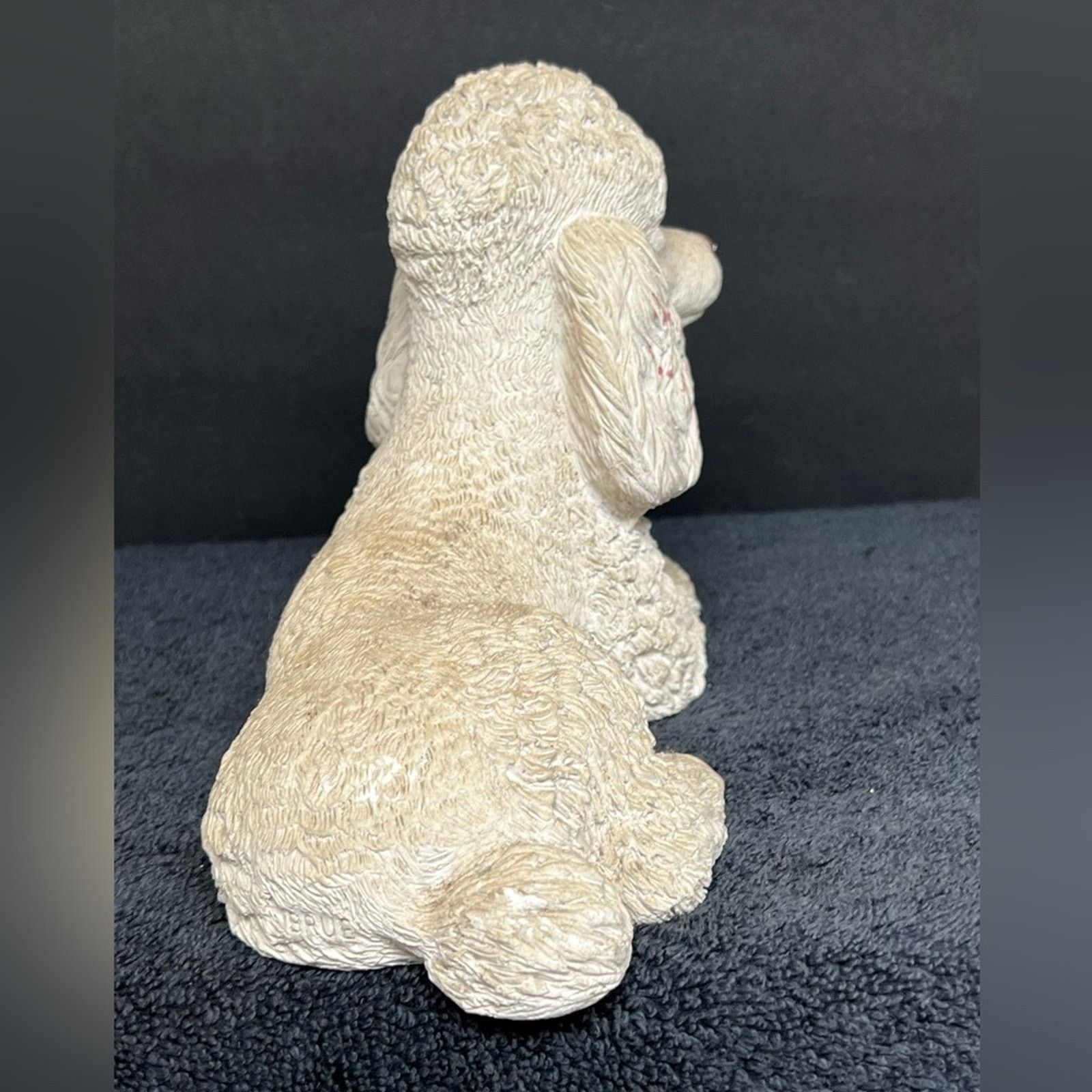 Vintage Vtg 1987 Sandicast Sandra Brue Poodle Statue Sculpt Doorstop Size ONE SIZE - 4 Thumbnail