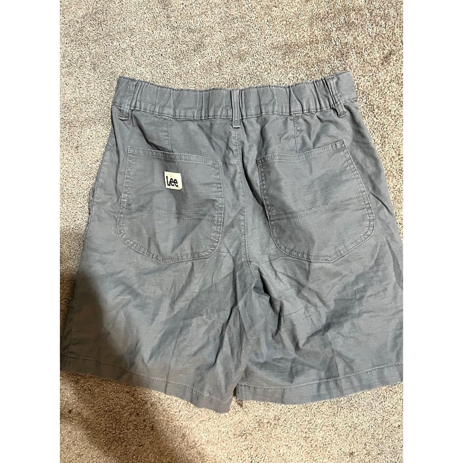 Lee Lee Womens Mid Rise Denim Jean Shorts Bermuda 6 Gray Stretch Regular Pocket 5-Pocket Design Adult Womens Shorts Size 6 Size 28" / US 6 / IT 42 - 2 Thumbnail