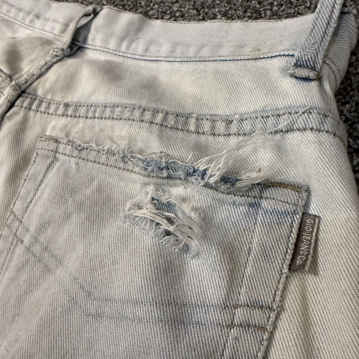20471120 Vintage 90s Distressed Gio Jeans Loose Fit Faded Denim Size US 30 / EU 46 - 7 Thumbnail