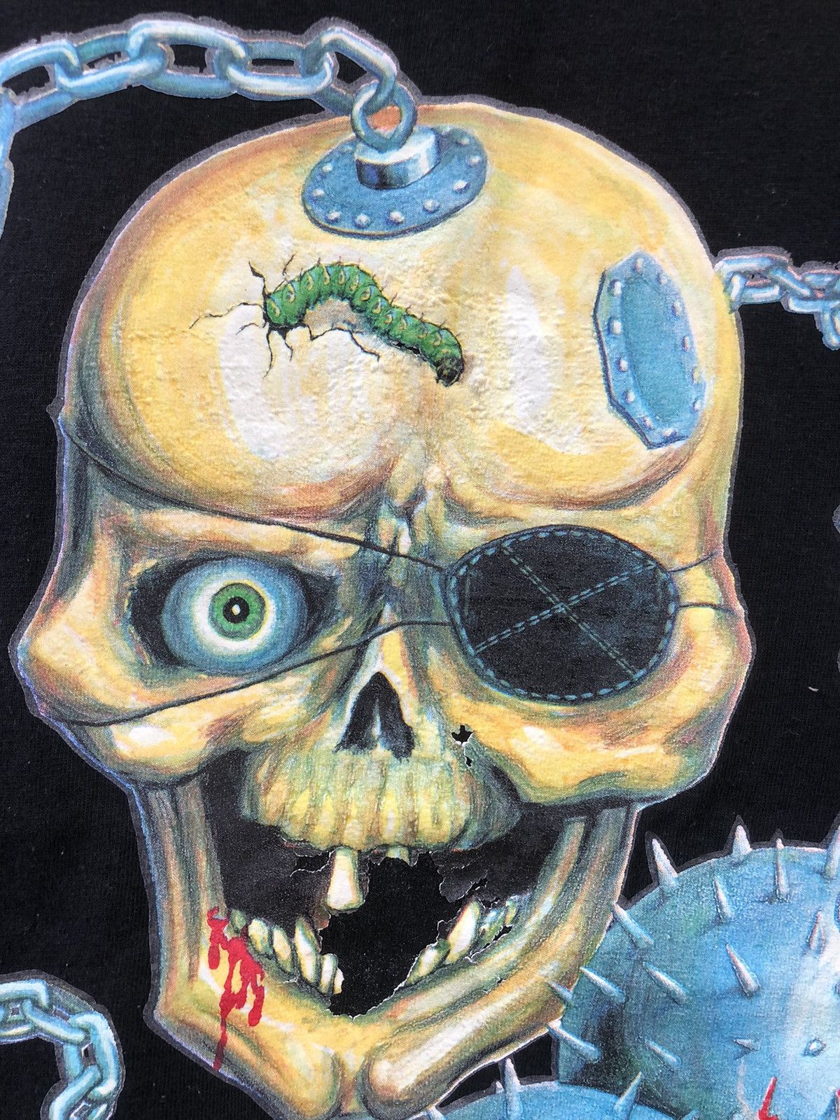 Japanese Brand × Vintage RARE Vintage Y2K Ripleys Skull Haunted Advanture Tee Size US L / EU 52-54 / 3 - 7 Thumbnail
