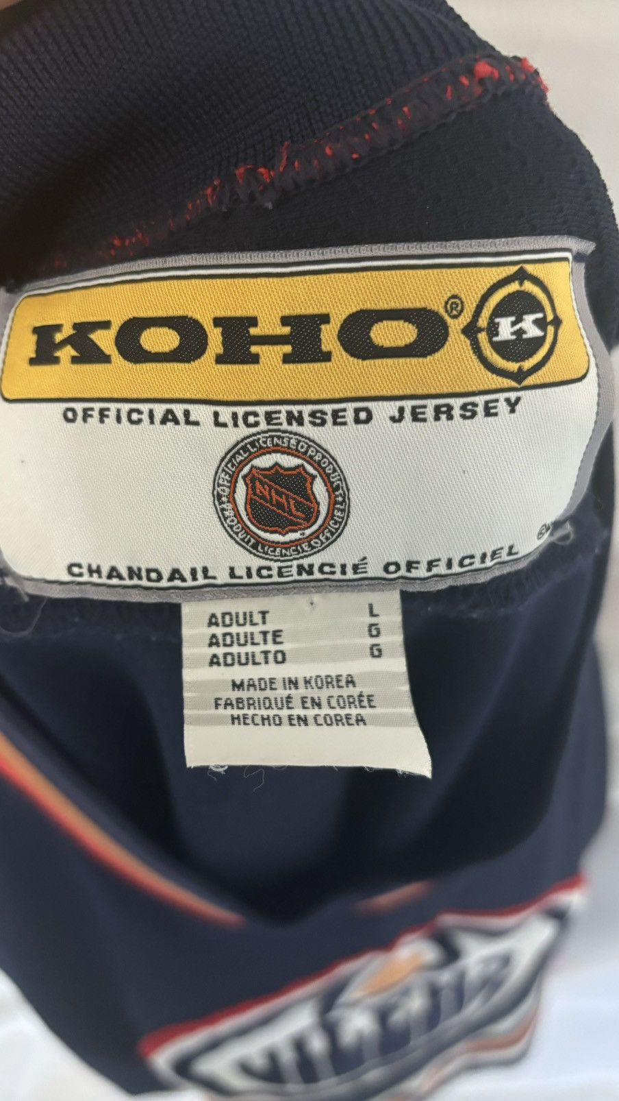 Koho Edmonton Oilers Jersey KOHO Size US L / EU 52-54 / 3 - 3 Thumbnail