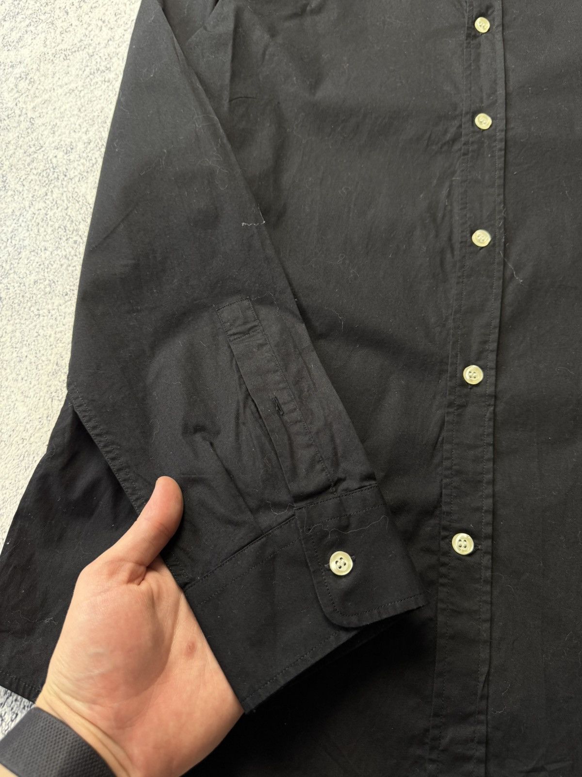 Just Cavalli × Vintage Vintage Just Cavalli Black Shirt Button Up Awant Garde Size US L / EU 52-54 / 3 - 13 Thumbnail