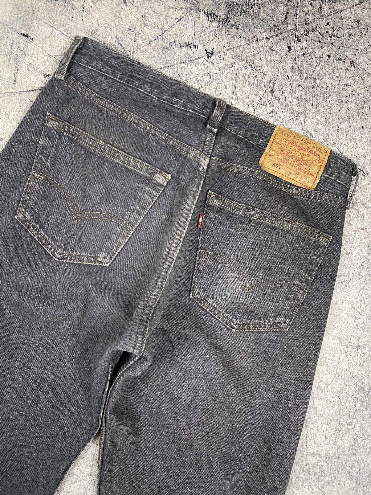 Levi's × Vintage Vintage 90s Levi’s 501 Made In USA Jeana Denim Pants Size US 31 - 3 Thumbnail