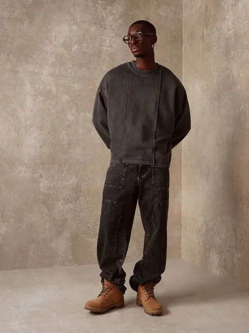 Japanese Brand Kasuga x Miho Skater Baggy Vintage 90s Jeans Denim Size US 32 / EU 48 - 6 Thumbnail