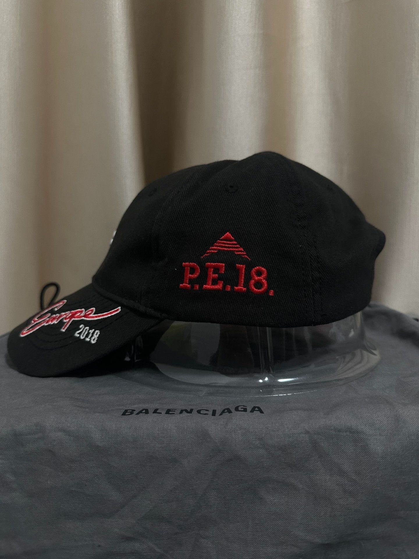 Balenciaga Balenciaga Double B Logo Baseball Cap Size ONE SIZE - 4 Thumbnail