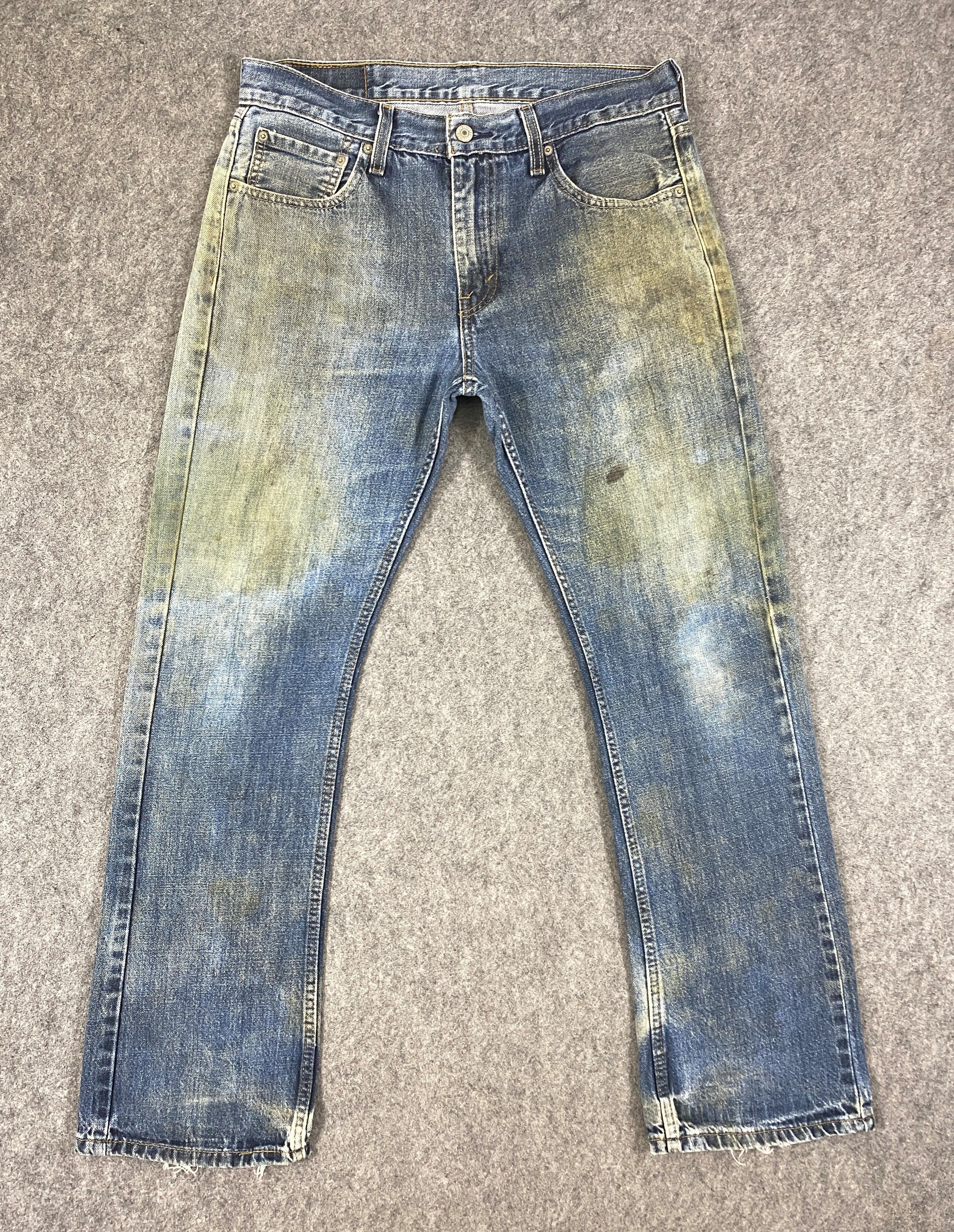 image of Distressed Denim x Levis Dirty Blue Vintage Levis 527 Flare Jeans 32X29 - Jn3203, Men's