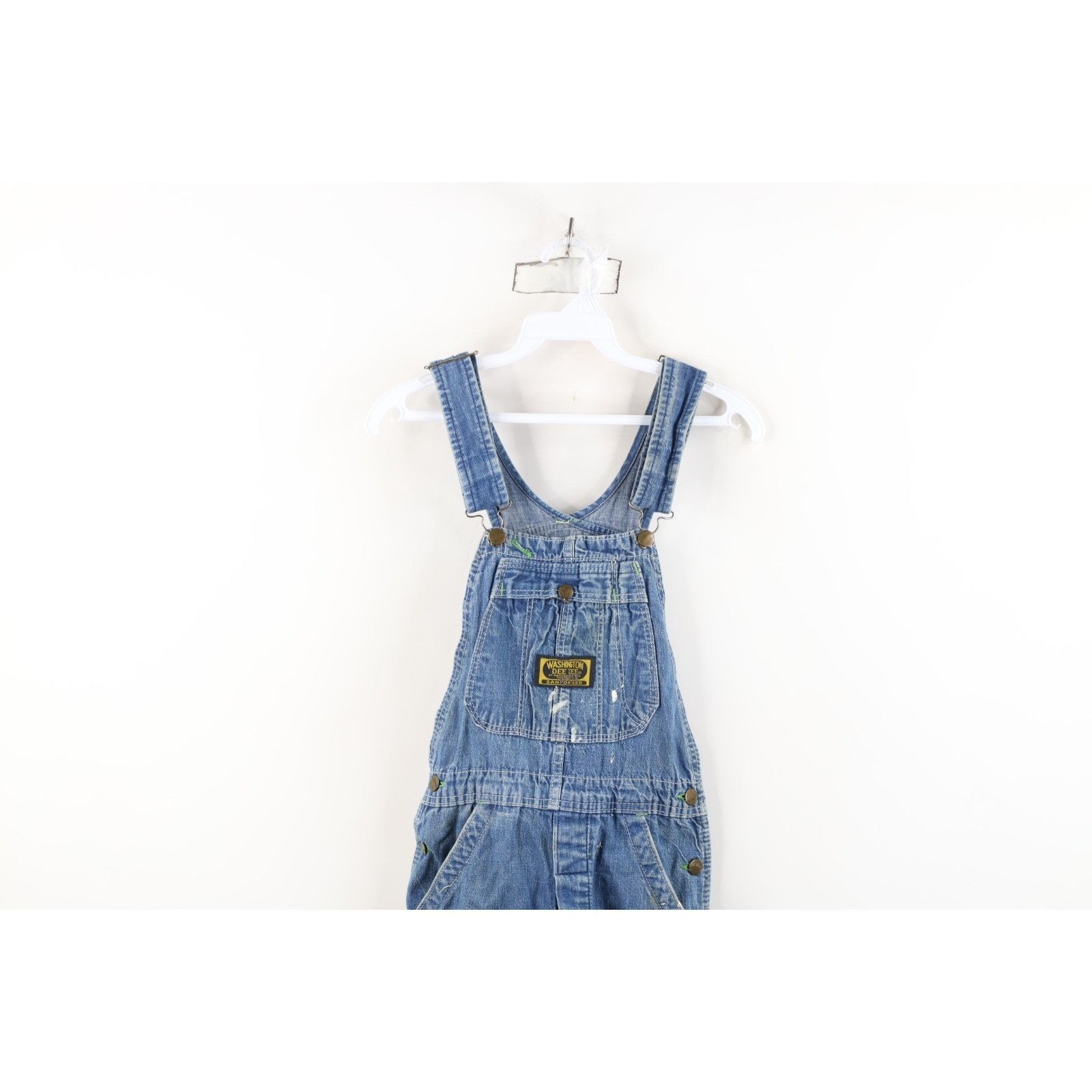 Vintage Vintage 50s 60s Streetwear Distressed Sanforized Overalls Size 27" / US 4 / IT 40 - 2 Thumbnail
