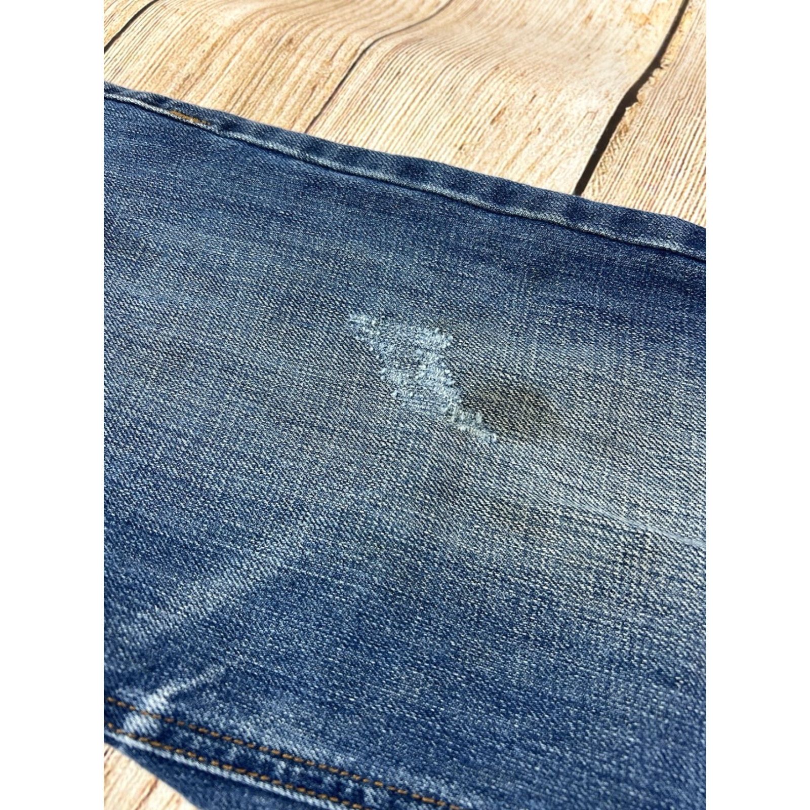 Doublet Rock & Roll Cowboy Jeans, Denim, Blue, Straight, Relaxed, 29x34, Double Barrel, Men Size US 29 - 3 Thumbnail