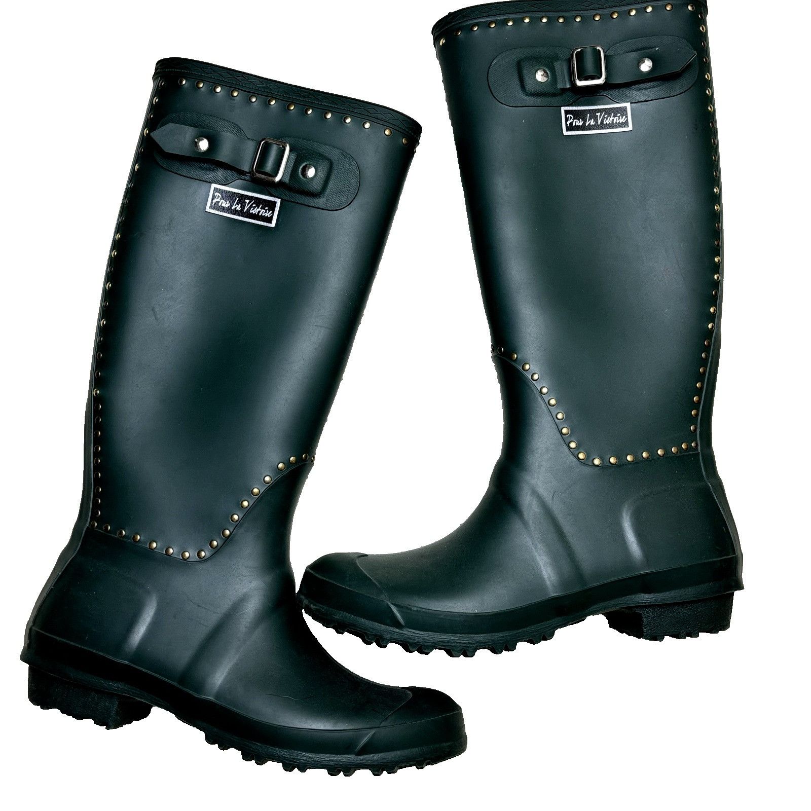 Other Pour La Victoire Women's Rain Boots - Black, Size 6.5 Round Size US 6.5 / IT 36.5 - 1 Thumbnail