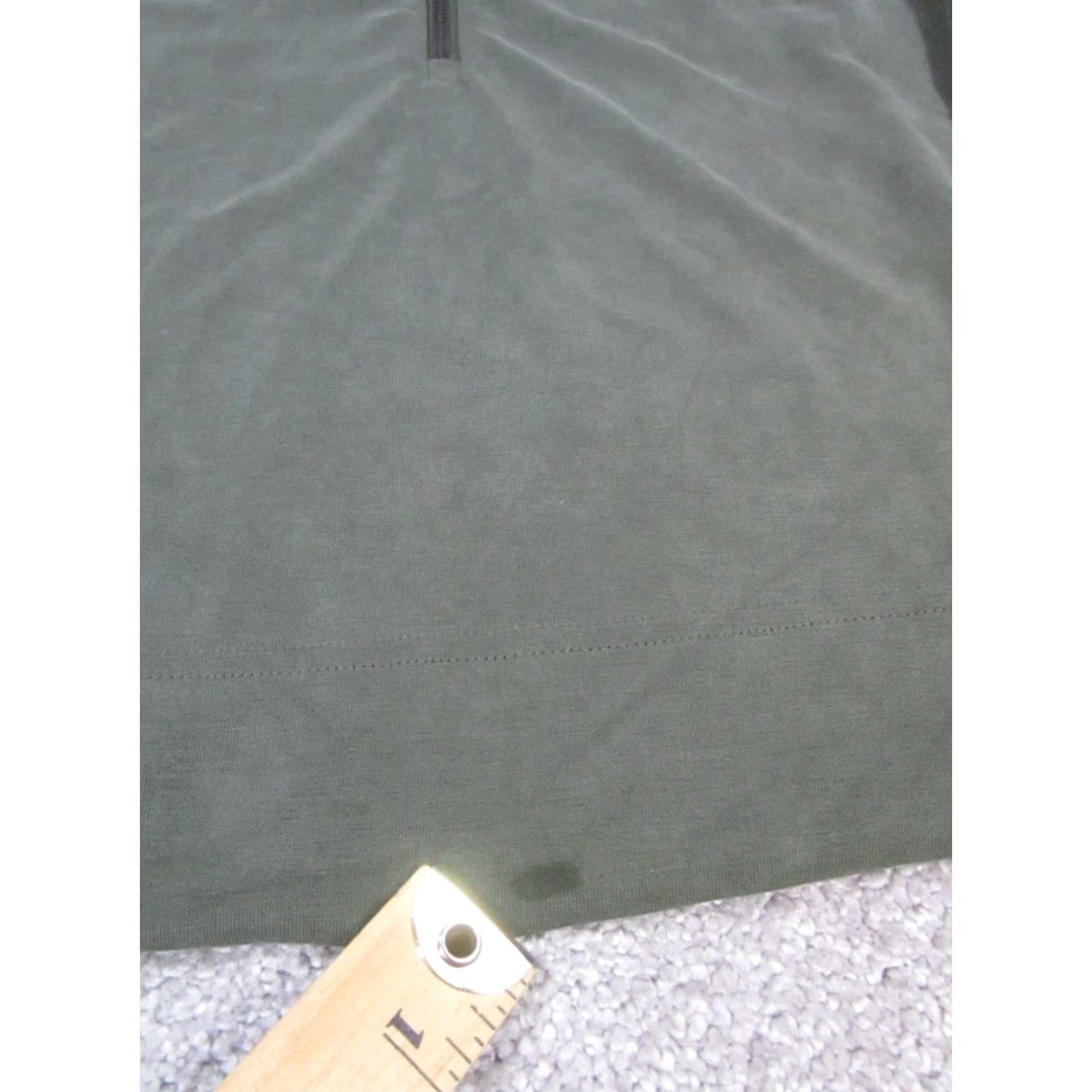 Athleta Athleta Sweater Womens XS Green Mock Neck Long Sleeve Pullover Regular Fleece Polyester Size XS / US 0-2 / IT 36-38 - 5 Thumbnail