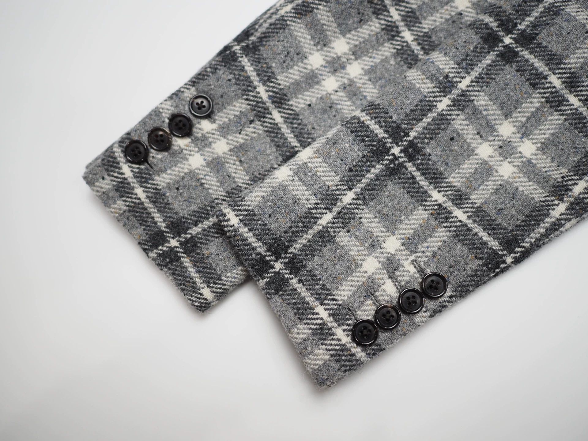 Thom Browne Dachshund Embroidered Plaid Blazer Size 36R - 5 Thumbnail