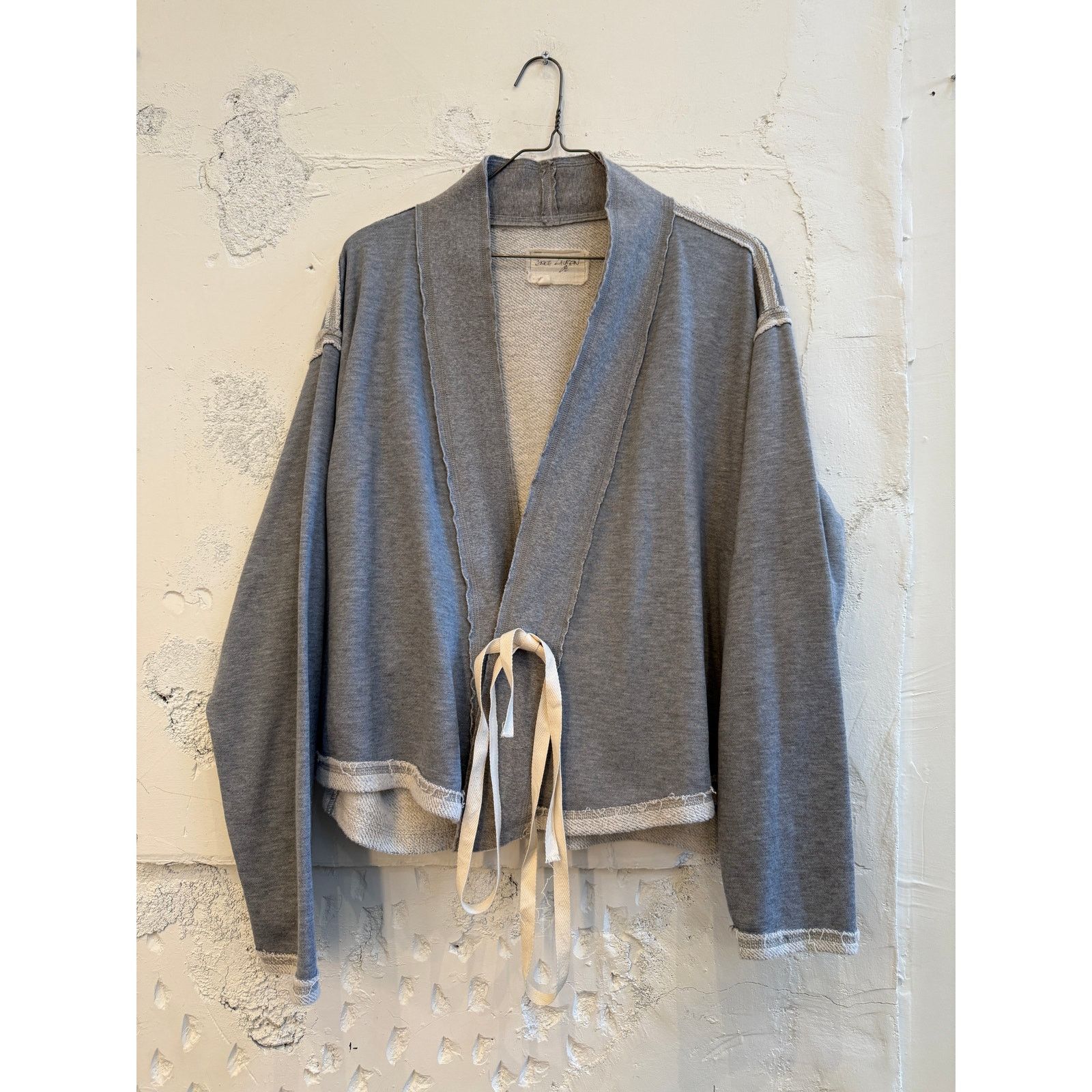 Greg Lauren Greg Lauren SAMPLE Heather Crop GL1 Kimono Size US XL / EU 56 / 4 - 1 Thumbnail