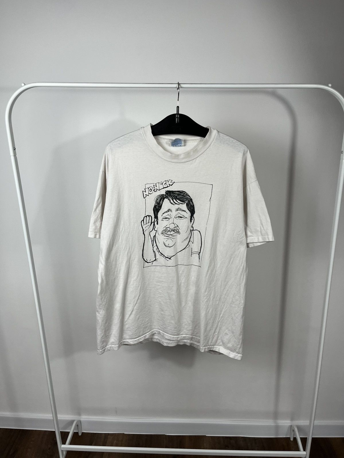Other Vintage 90s Hanes Tee Made in USA XL Single Stitch Sleeve Size US XL / EU 56 / 4 - 1 Thumbnail