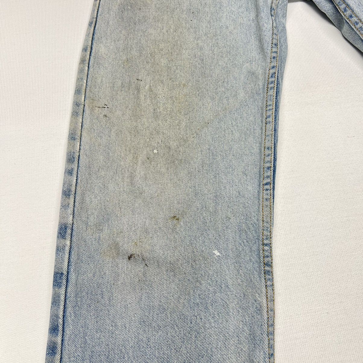 Levi's × Vintage Levis Jeans Blue Signature Corte Regular Work Distressed Rip Size US 32 / EU 48 - 5 Thumbnail