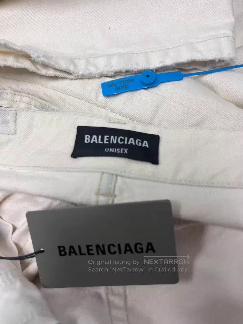 Balenciaga Balenciaga Solid Color Multi-Pocket Wide Leg Jeans Size US 30 / EU 46 - 4 Thumbnail