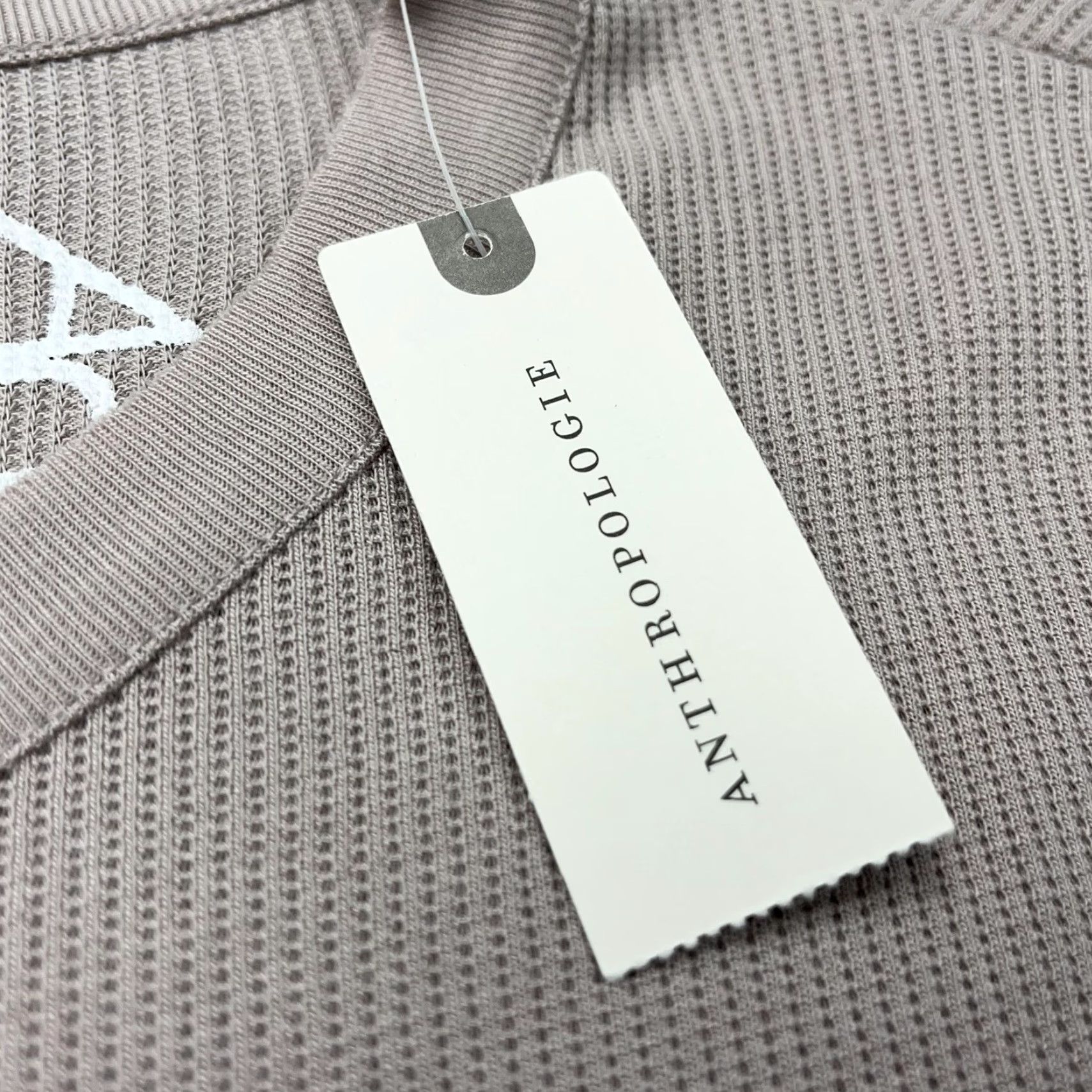 Anthropologie Chaser Shirt Womens Large Pink Waffle Thermal Ski Lake Tahoe Anthropologie Size L / US 10 / IT 46 - 4 Thumbnail