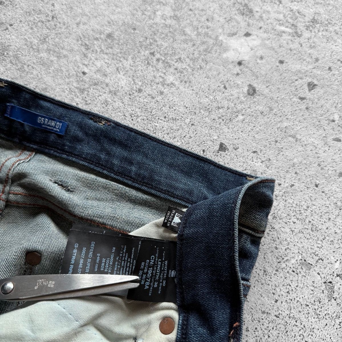 G-Star G-Star Raw Mens Blue Defend Super Slim Denim Jeans RRP €150 Size US 30 / EU 46 - 11 Thumbnail