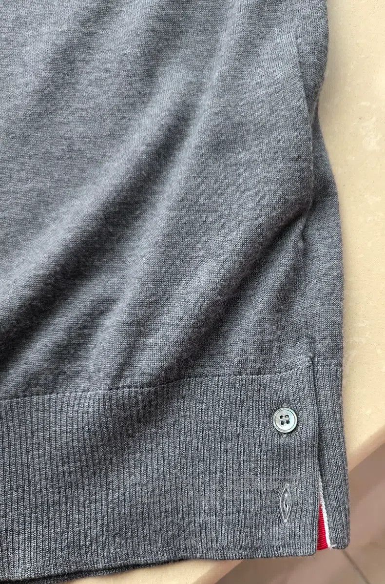 Thom Browne Thom Browne Medium gray cashmere knit sweater Size US L / EU 52-54 / 3 - 4 Thumbnail