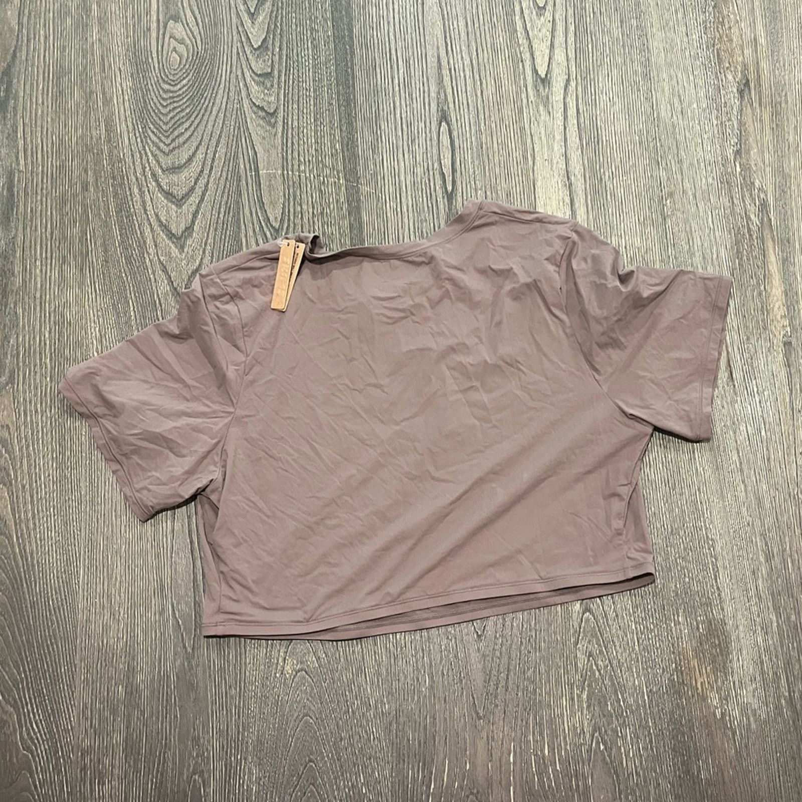 SKIMS NWT Skims Fits Everybody Super Cropped T-Shirt Umber 4X Size 4XL / US 24-26 - 3 Thumbnail
