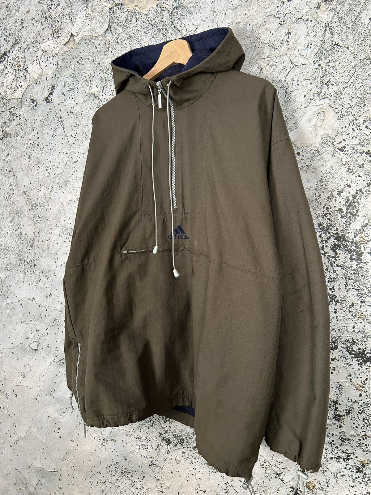 Adidas Vintage Adidas 90s Anorak Light Jacket Hype Retro Size US M / EU 48-50 / 2 - 2 Thumbnail