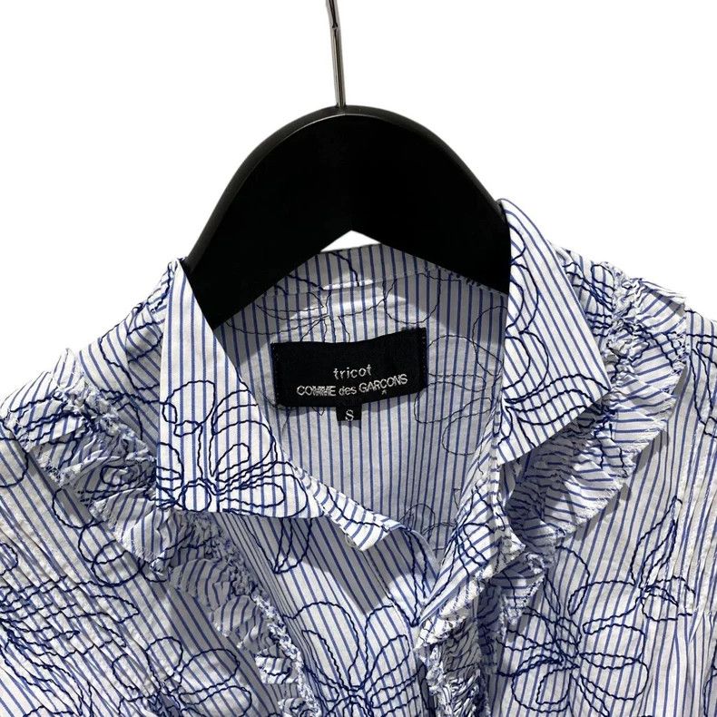Other Comme Des Garcons Line Drawing Flower Shirt Size S / US 4 / IT 40 - 3 Thumbnail